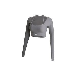 Bluza crop pentru antrenament Club Level imagine
