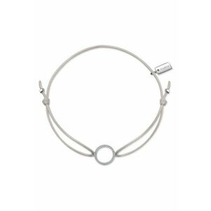 Bratara ajustabila cu element rotund si zirconia Laure 29243 imagine