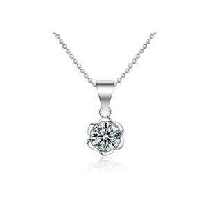 Colier cu element in forma de floare si zirconia Envie 29515 imagine