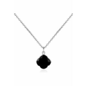 Colier de argint veritabil 925 decorat cu onyx CAPUCINE 29567 imagine