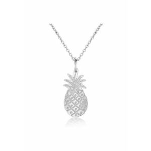 Colier de otel inoxidabil cu pandantiv in forma de ananas DÉLICE imagine