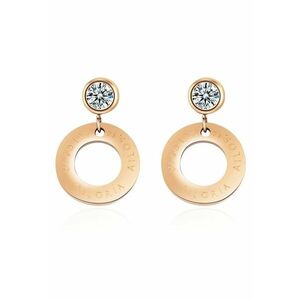 Cercei decorati cu cristale zirconia Agathe imagine