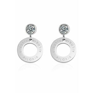 Cercei decorati cu cristale zirconia Agathe imagine