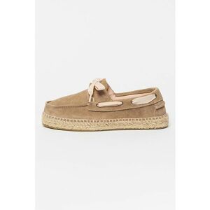Pantofi boat de piele intoarsa imagine