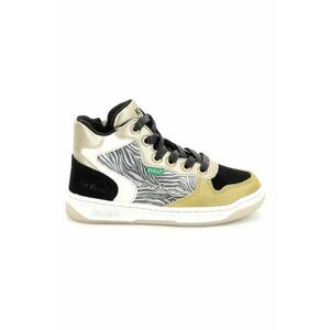 Pantofi sport de piele ecologica cu garnituri de piele intoarsa imagine