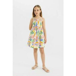 Rochie evazata cu model grafic imagine