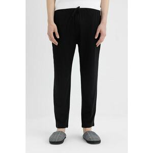 Pantaloni de pijama din amestec de lyocell cu buzunare laterale imagine