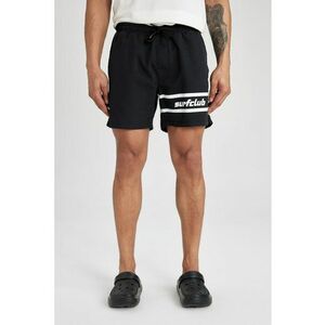 Pantaloni scurti de baie cu imprimeu text imagine