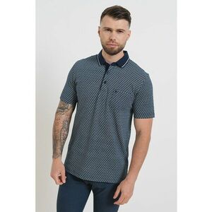 Tricou polo din bumbac cu model imagine