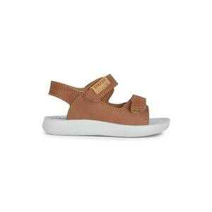 Sandale din piele nabuc cu inchidere velcro imagine