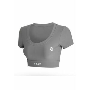 Tricou crop pentru fitness imagine