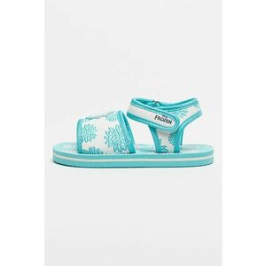 Sandale cu velcro si imprimeu Frozen imagine