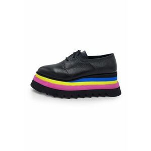 Pantofi de piele cu platforma imagine