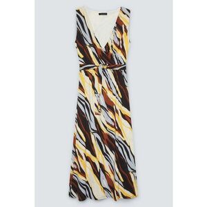 Rochie midi cu imprimeu grafic imagine