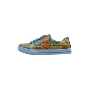 Pantofi sport din piele ecologica Vincent Van Gogh The Bedroom imagine