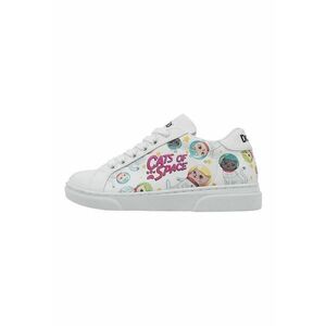 Pantofi sport din piele ecologica cu imprimeu imagine