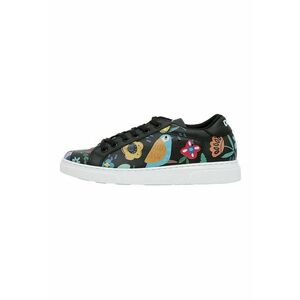 Pantofi sport din piele ecologica cu imprimeu grafic Flowers&Birds imagine