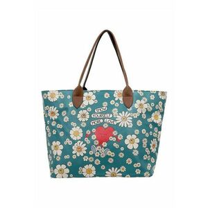 Geanta shopper din piele ecologica cu imprimeu imagine
