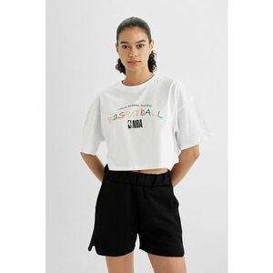 Tricou crop bumbac imagine