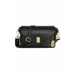 Geanta crossbody din piele cu logo discret imagine