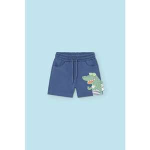 Pantaloni scurti cu aplicatie crocodil imagine