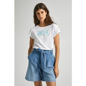 Tricou cu decolteu la baza gatului si logo imagine