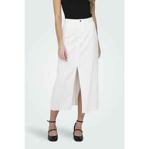 Fusta midi cu buzunare si slit frontal imagine