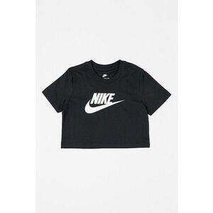 Tricou crop cu decolteu la baza gatului imagine