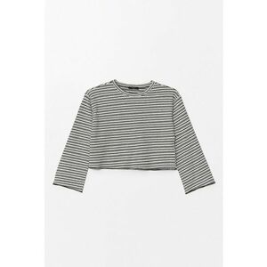 Bluza crop cu dungi imagine