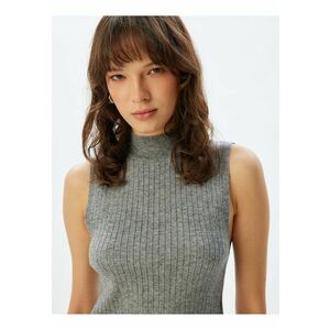 Bluza fara maneci cu guler scurt imagine