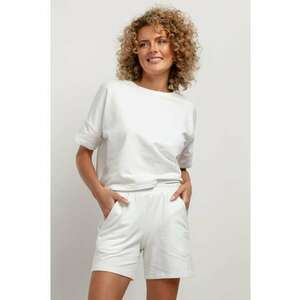 Pantaloni scurti cu buzunare T385 alb imagine