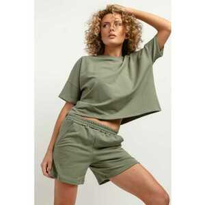 Pantaloni scurti cu buzunare T385 verde imagine