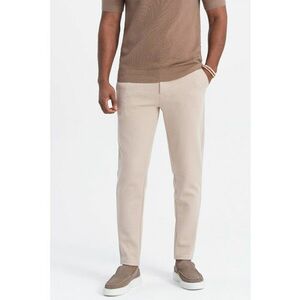 Pantaloni texturati cu snur in talie imagine