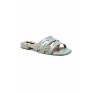 Papuci dama - 564416 - Piele ecologica - Albastru imagine
