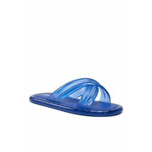 Papuci flip-flop dama - Textil - Albastru imagine