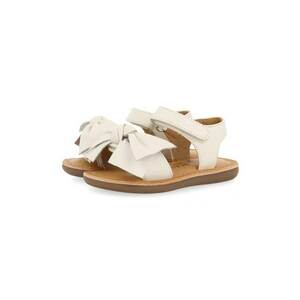 Sandale de piele cu funda Itala imagine