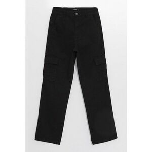 Pantaloni din bumbac cu buzunare frontale imagine