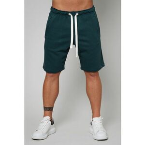 Pantaloni scurti din amestec de bumbac cu snur de ajustare in talie imagine