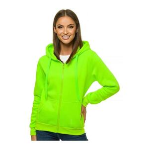 Hanorac cu glugă pentru femei Lismore verde neon imagine