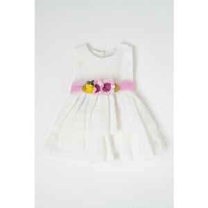Rochie evazata cu aplicatii in forma de floare imagine
