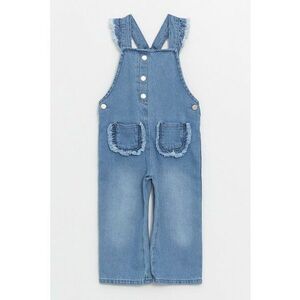 Salopeta fara maneci din denim imagine