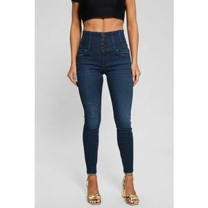 Blugi modelatori cu talie inalta - tip corset imagine
