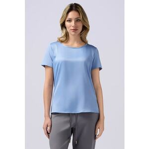 Bluza uni de satin imagine