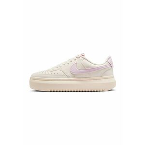 Pantofi sport din piele si piele ecologica cu talpa flatform Court Vision imagine