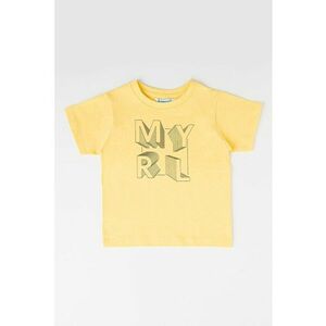 Tricou de bumbac cu imprimeu logo imagine