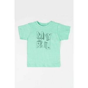 Tricou de bumbac cu imprimeu logo imagine