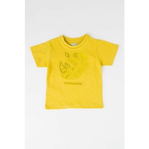 Tricou de bumbac cu model in relief imagine