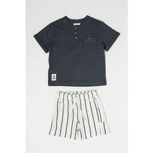 Set de tricou de bumbac si pantaloni imagine