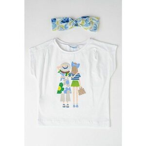 Tricou cu imprimeu si bentita imagine