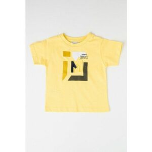 Tricou de bumbac cu model in relief imagine